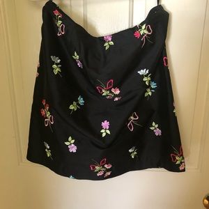 Lilly Pulitzer (silk with embroidery) skirt